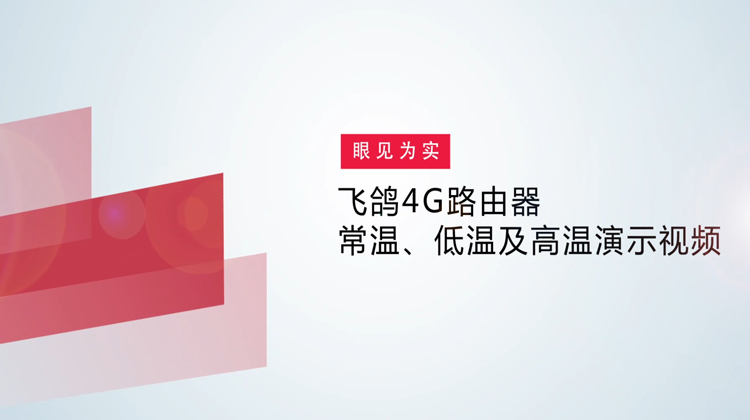 尊龙时凯飞鸽4G路由器常温、低温及高温演示视频